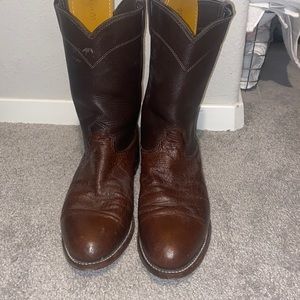 Larry Mahan cowboy boots.